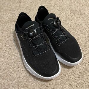 Under Armour Black and White Athletic Shoes